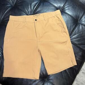 MUNICIPAL Men’s All Short Golf Shorts Brown Size 36